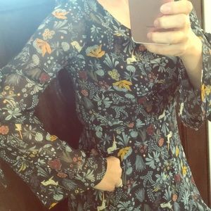 Lauren Conrad Flowered Unicorn Dress